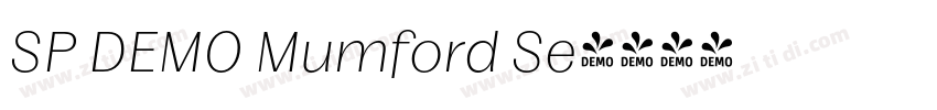 SP DEMO Mumford Se字体转换 SP DEMO Mumford Se字体转换